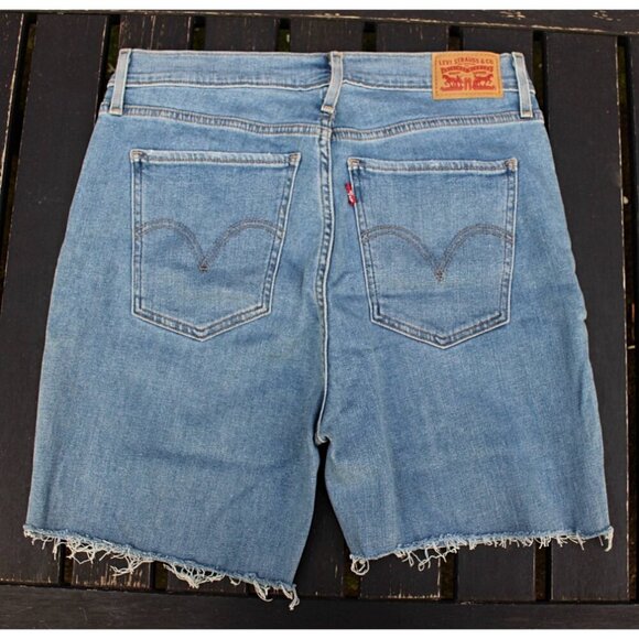 Levi's Mile High Cutoff Shorts - sz 31 - True Cutoff Jeans, 6" ins,, 70s Style! - Picture 2 of 7